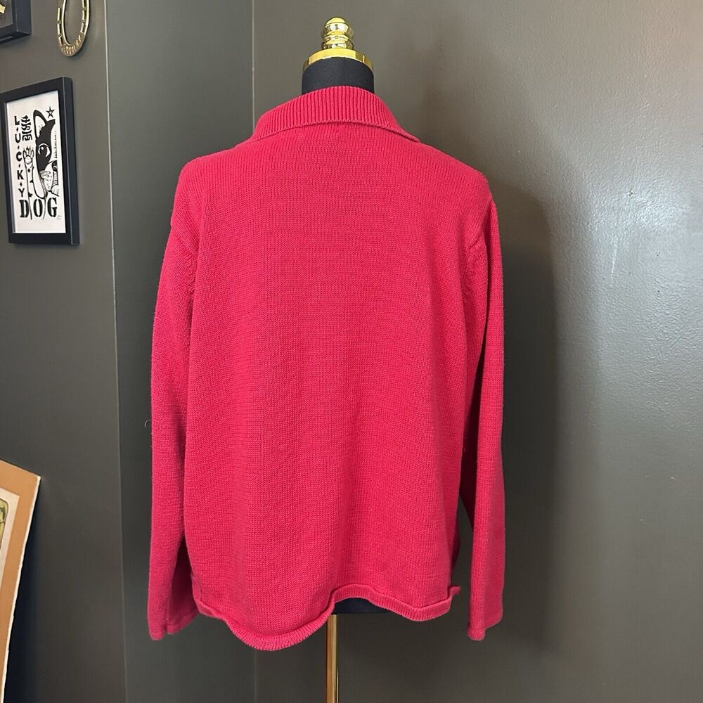 Vintage Classic Elements Button Front Sweater Kit… - image 7